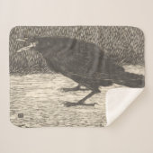 Screaming Crow (von Jan Mankes) Sherpadecke (Vorderseite (Horizontal))
