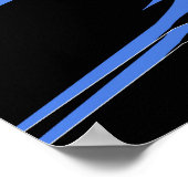 Screaming Hell Skull Pop Art Hooded Horror Poster (Ecke)