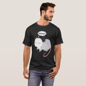 Screaming Possum Aaaa Cute Opossum Dank Meme Men W T-Shirt (Vorne ganz)