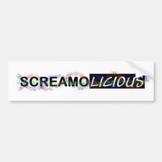 Screamolicious Autoaufkleber (Vorne)