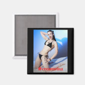 Screamvina Bikini Magnet (Vorderseite/Rückseite)