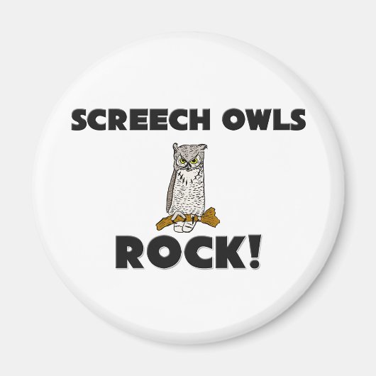 Screech Owls Rock Magnet (Vorne)