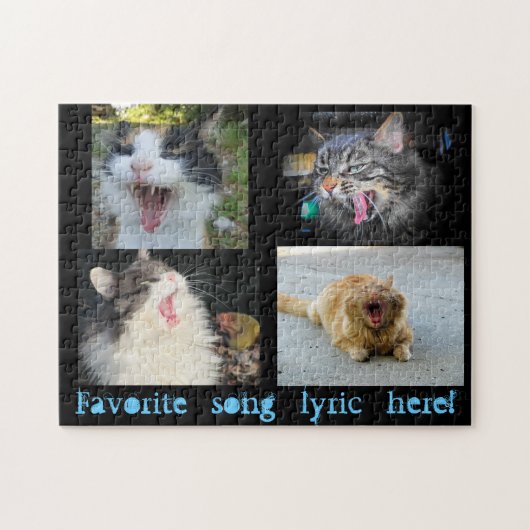 Screemo Katze Meme 2 Puzzle (Horizontal)
