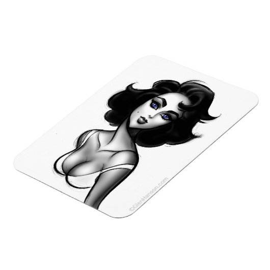 "Screen Goddess" Premium Flexi Magnet von Glen Han (Linke Seite)