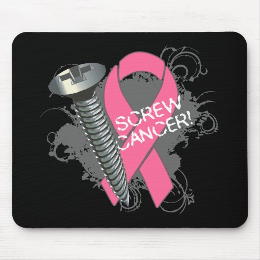 ScreenCancer - Brustkrebs Mousepad (Vorne)