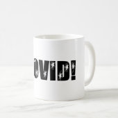 Screencovid Coffee Tasse (VorderseiteRechts)
