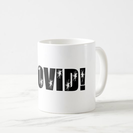 Screencovid Coffee Tasse (VorderseiteRechts)