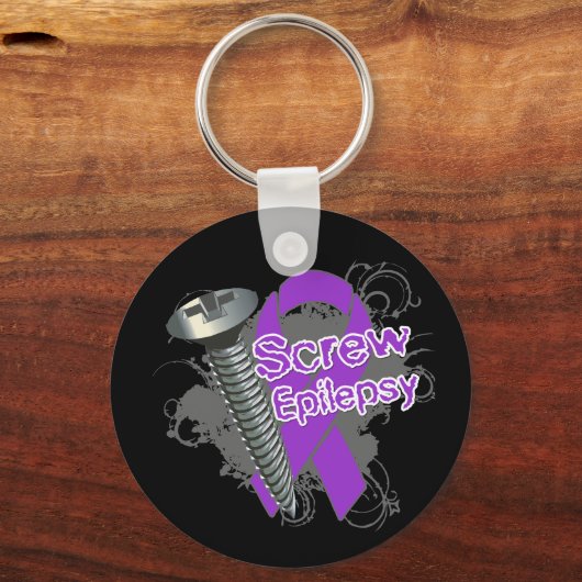 Screenepilepsie Schlüsselanhänger (Vorderseite)