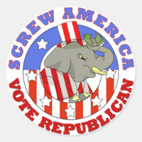 Screening America Vote GOP Sticker