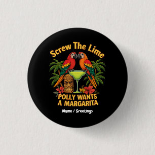 Screening Der Limone Polly Will eine Margarita Fun Button