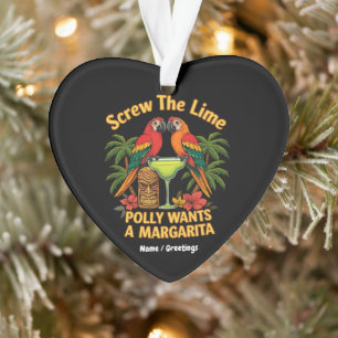 Screening Der Limone Polly Will eine Margarita Fun Ornament