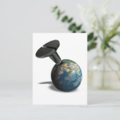 Screening Earth Postcard Postkarte (Stehend Vorderseite)
