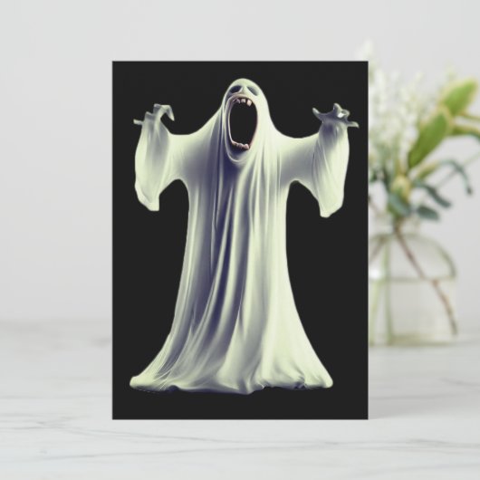 Screening-Ghost Einladung (Stehend Vorderseite)