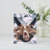 Screening Hot Wild Women Art Fotografie Postkarte (Stehend Vorderseite)