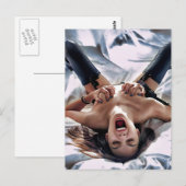 Screening Hot Wild Women Art Fotografie Postkarte (Vorne/Hinten)