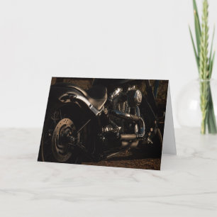 Screening Loud Pipes Motorrad Geburtstag Karte