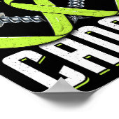 Screening Lymphom Krebs Limone Sensibilisierungska Poster (Ecke)