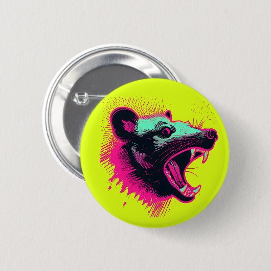 Screening-Opossum Button (Vorne & Hinten)