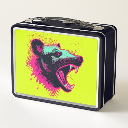 Screening-Opossum Metall Brotdose (Rückseite)