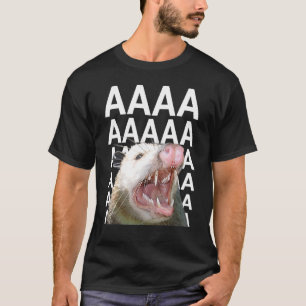 Screening Possum Aaaa Niedlich Opossum Männer T-Shirt