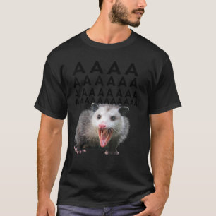 Screening Possum Aaaa Niedlich Opossum Meme Men W T-Shirt