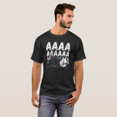 Screening Possum Aaaa Niedlich Opossum Meme T-Shirt (Vorne ganz)