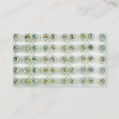 Screening-Visitenkarte Visitenkarte (Rückseite)