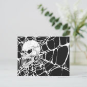 Screening Web Skull Postkarte (Stehend Vorderseite)