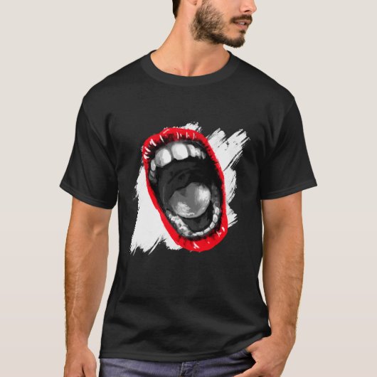 Screening Wide Open Mouth T-Shirt (Vorderseite)