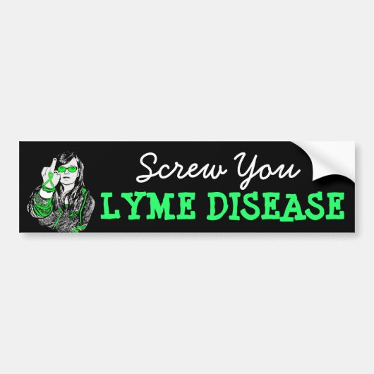 Screening You Lyme Disease Awareness Autoaufkleber (Vorne)