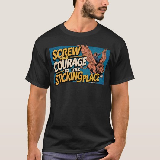 Screening Your Courage - Macbeth Comic T - Shirt (Vorderseite)