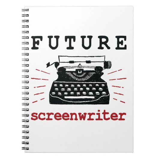 Screenplay Writer Movie Film Notizblock (Vorderseite)