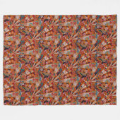 Screens Orientalisches Gewebe Fleecedecke (Vorderseite (Horizontal))