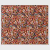 Screens Orientalisches Gewebe Geschenkpapier (Flach)