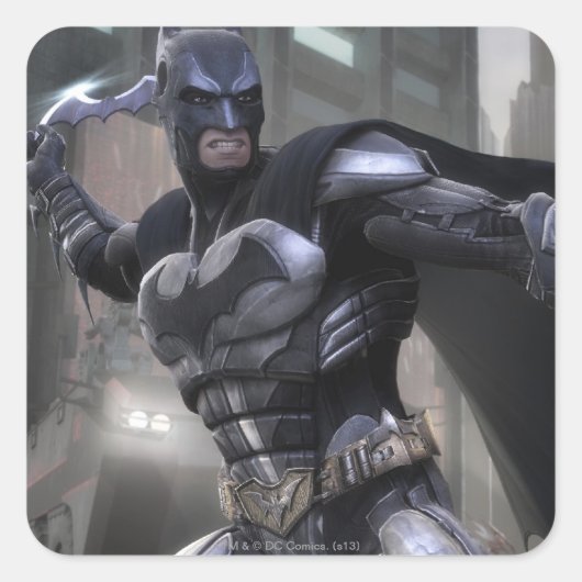 Screenshot: Batman Quadratischer Aufkleber (Vorderseite)