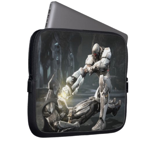 Screenshot: Batman vs Cyborg Laptopschutzhülle (Vorne Rechts)