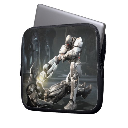 Screenshot: Batman vs Cyborg Laptopschutzhülle (Vorderseite Links)