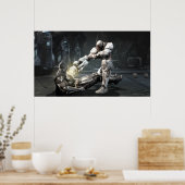 Screenshot: Batman vs Cyborg Poster (Küche)