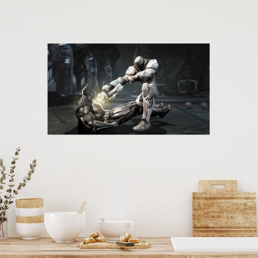Screenshot: Batman vs Cyborg Poster (Küche)