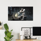 Screenshot: Batman vs Cyborg Poster (Heimbüro)