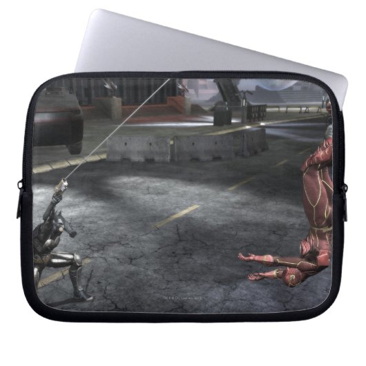 Screenshot: Batman vs Flash Laptopschutzhülle (Vorderseite)