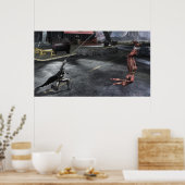 Screenshot: Batman vs Flash Poster (Küche)