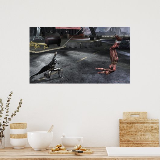 Screenshot: Batman vs Flash Poster (Küche)