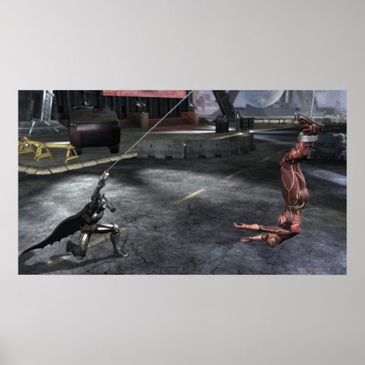 Screenshot: Batman vs Flash Poster (Vorne)