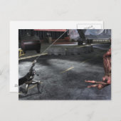 Screenshot: Batman vs Flash Postkarte (Vorne/Hinten)