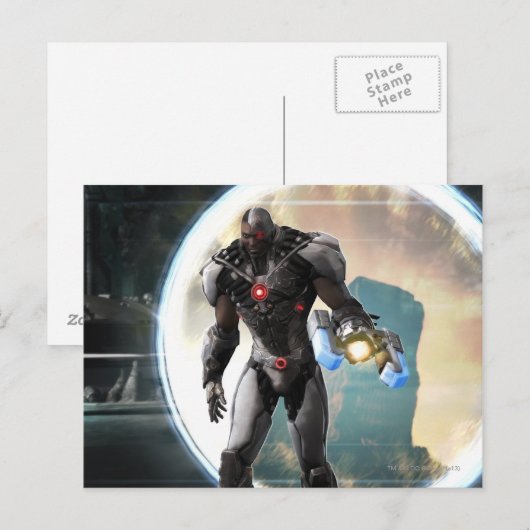 Screenshot: Cyborg 2 Postkarte (Vorne/Hinten)