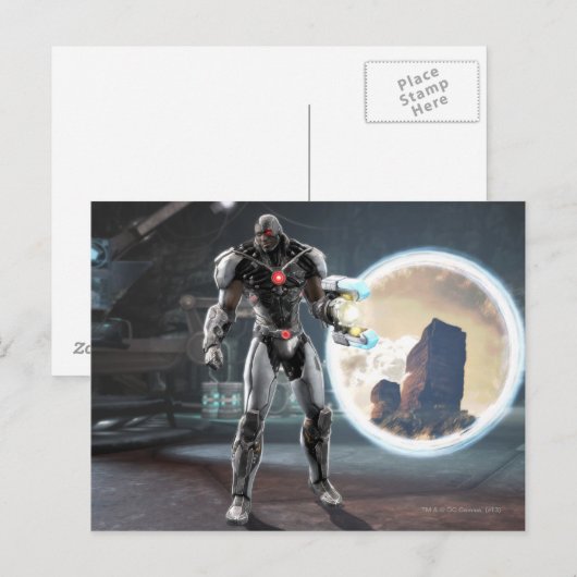 Screenshot: Cyborg 3 Postkarte (Vorne/Hinten)