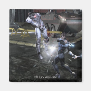 Screenshot: Cyborg gegen Nightwing 3 Magnet