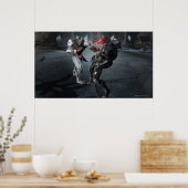 Screenshot: Cyborg vs Batman Poster (Küche)