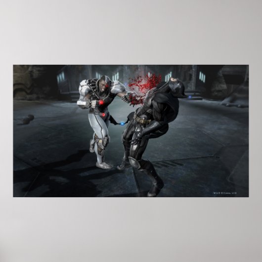 Screenshot: Cyborg vs Batman Poster (Vorne)